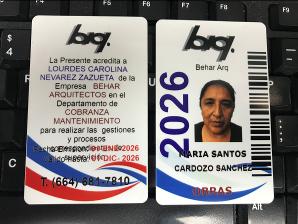MonRod Sistemas / Galeria de Etiquetas 17 / Tarjetas ID's / Tarjetas de Identificacion / Credenciales / Tarjetas PVC / Tijuana